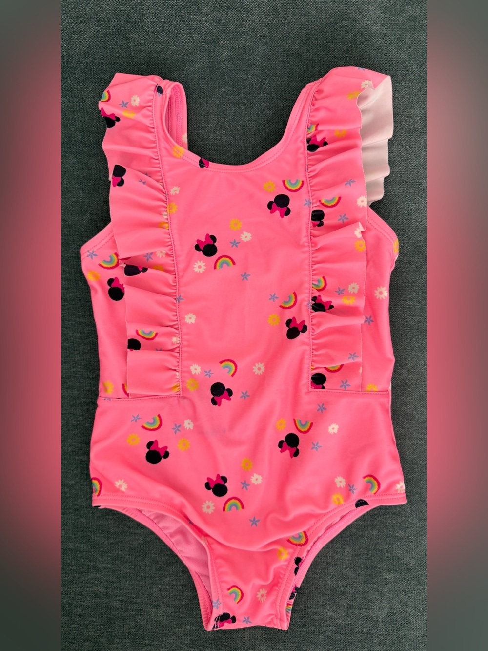 Gap x Disney Minnie Mouse Pink Toddlee Girl Bathing Suit Swim 5T - Picture 2 of 5